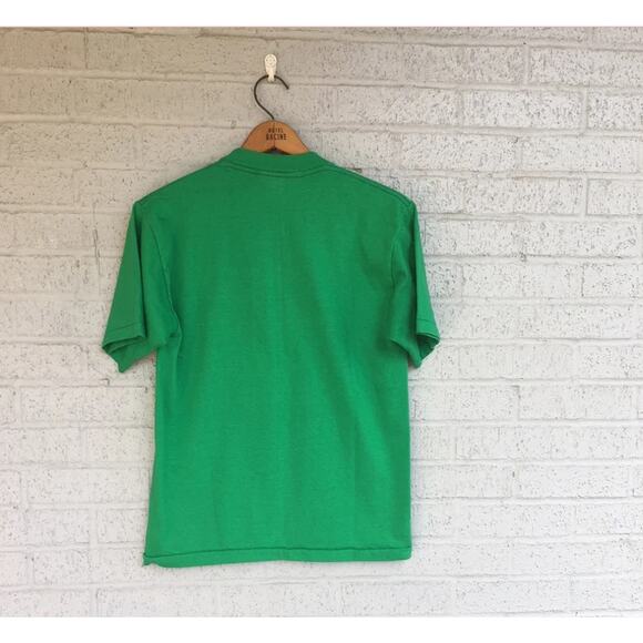 VINTAGE 80's Austin TX "I Survived Circus Maximus" Green T-Shirt - Picture 4 of 5